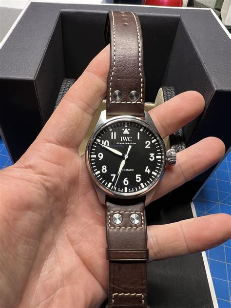 iwc big pilot 43 straps.